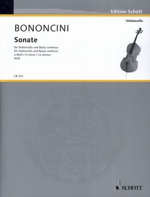Sonata A minor, Violonchelo, bajo continuo