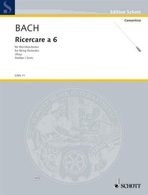 Ricercare a 6 c minor BWV 1079