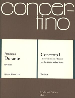 Concerto I F Minor