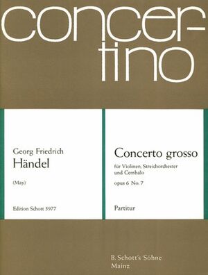 Concerto (concierto) grosso op. 6 HWV 325
