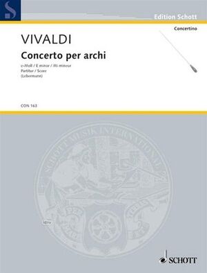 Concerto (concierto) per archi PV 113 / RV 133