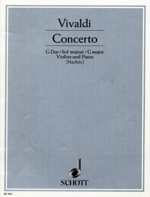 Concerto (concierto) in G Major RV 298/PV 100