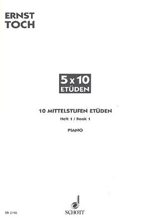 Five Times Ten Etudes (estudios) op. 57 Band 1