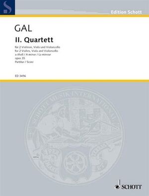 II.  Quartet A Minor op. 35
