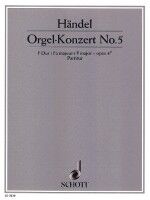 Organ Concerto (concierto) No. 5 F Major op. 4/5 HWV 293
