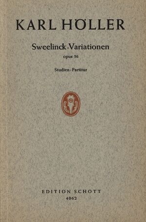 Sweelinck-Variationen op. 56