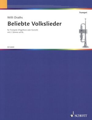 Beliebte Volkslieder für Trompete (trompeta)