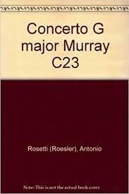 Concerto G major Murray C23