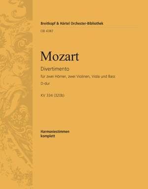 Divertimento in D major K. 334 (320b)  KV 334 (320b)