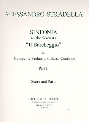 Symphony (sinfonía) to the Serenata 'Il Barcheggio' Part II