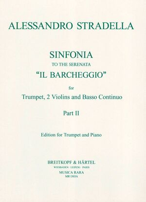 Symphony (sinfonía) to the Serenata 'Il Barcheggio' Part II