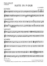 Suite für zwei Altblockflöten und eine Tenorblockflöte oder andere Instrumente und Basso continuo F-