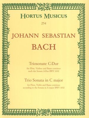 Trio Sonata C major BWV1032 Fl, Vln