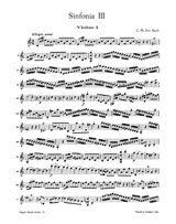 Sinfonie (sinfonía) fur Streicher und Basso continuo