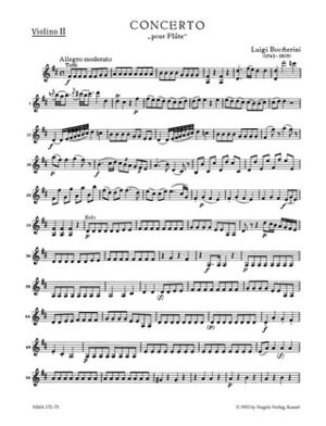 Konzert fur Flote und Streicher (Concierto flauta cuerdas )