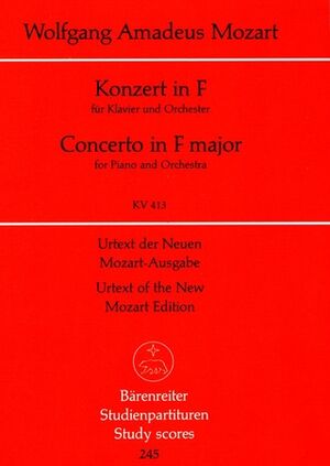 Piano concerto (concierto) F KV413 - Concierto