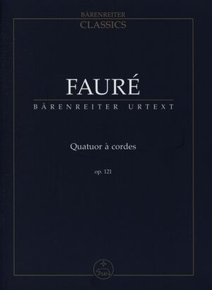 Quatuor  Cordes Op.121 - Study Score