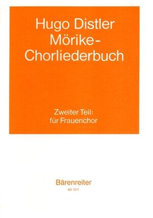 Mrike-Chorliederbuch, Teil 2 op. 19 (1938/39)