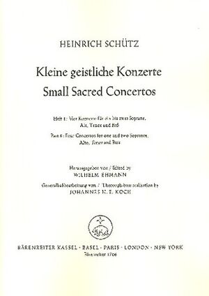 Small Sacred Concertos (conciertos), Volume 8