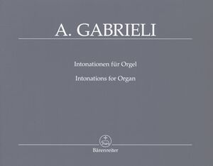 Intonations for Organ or Harpsichord