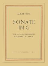 Sonata in G major for Recorder (flauta dulce) & Piano(1950)