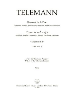 Konzert (concierto) in A-Dur - Concerto In A Major TWV 53