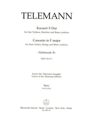 Konzert (concierto) in F-Dur - Concerto in F major TWV 53:F1