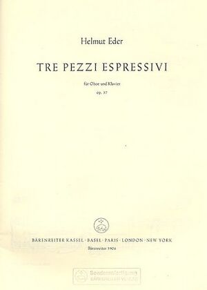Tre pezzi espressivi op. 37