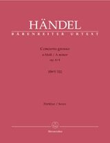Concerto (concierto)grosso a minor op. 6-4 HWV 322