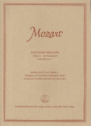 Theorie- & Kompositionsstudien (estudios) bei Mozart