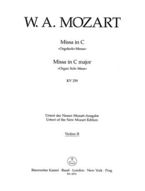 Missa In C Major K.259