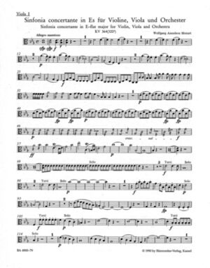 Sinfonia concertante in E-flat major K.364