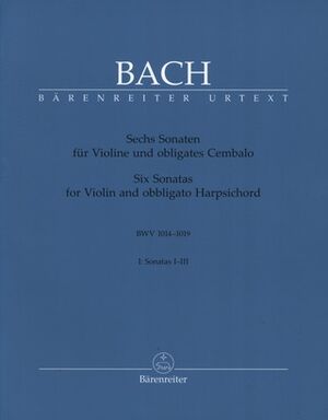 Six Sonatas For Violin And Obbligato Harpsichord