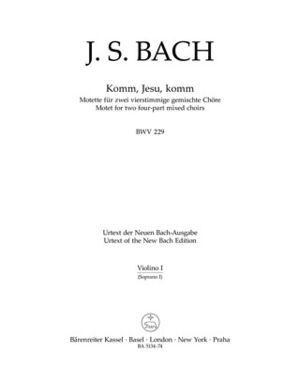 Motet No.5 Komm, Jesu, komm BWV 232