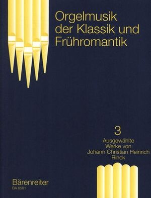 Orgelmusik der Klassik und Fruhromantik, Band 3