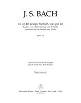 Cantata BWV 45 Es Ist Dir Gesagt