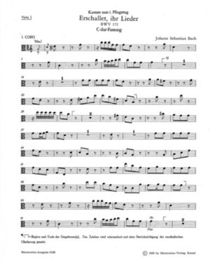 Cantata BWV 172 Erschallet, Ihr Lieder