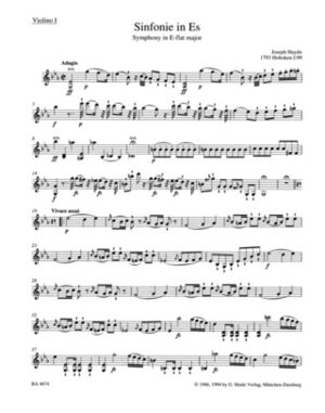 Londoner Symphony (sinfonía) No. 7 E flat major Hob.I:99
