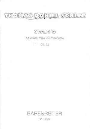 Streichtrio - String Trio Op. 75