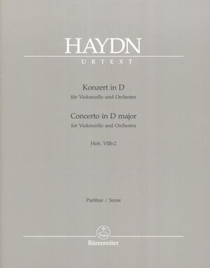 Concerto for Violoncello (Concierto Violonchelo) D major Hob.VIIb:2