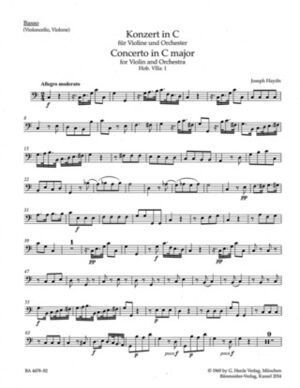Concerto (concierto) For Violin In C