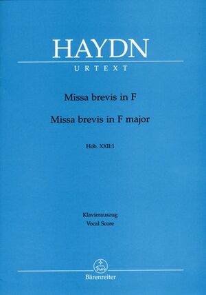 Missa Brevis In F Major Hob.XXII