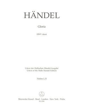 Gloria (Urtext Hallischen Ausgabe) (v1/v2)