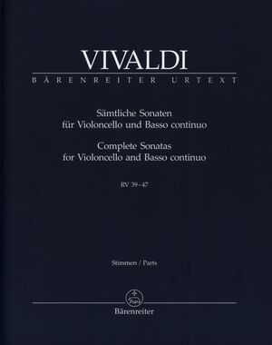 Complete Sonatas for Violoncello and Bc. RV 39-47