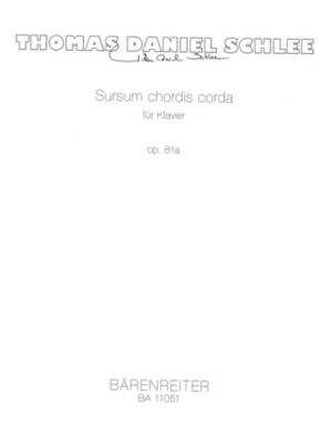 Sursum Chordis Corda For Piano Op. 81a