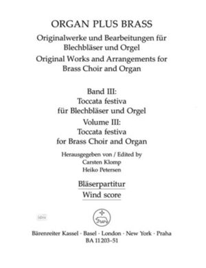 Organ Plus Brass, Volume Iii: Toccata Festiva