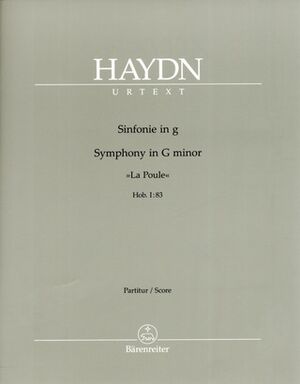 Symphony (sinfonía) in G minor Hob. I:83 La Poule