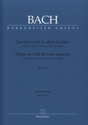 Cantata No. 51 - BWV 51