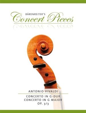 Concerto For Violin In G Op.3/3