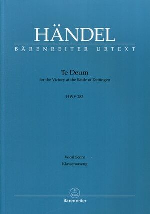 Dettinger Te Deum - HWV 283